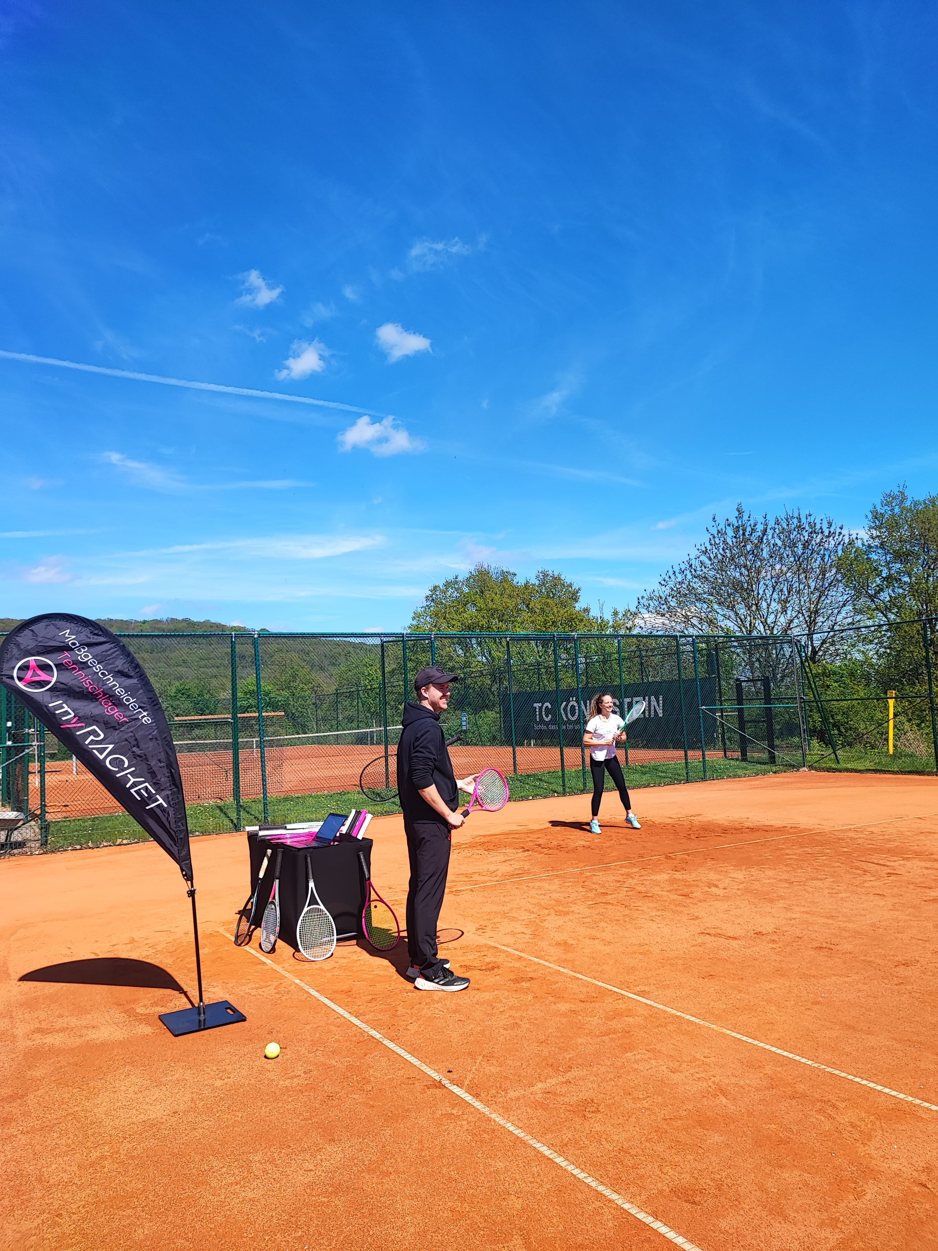 Erstes Fittingday-Highlight beim TC Königstein – myRacket x TennisNation 🎾👑