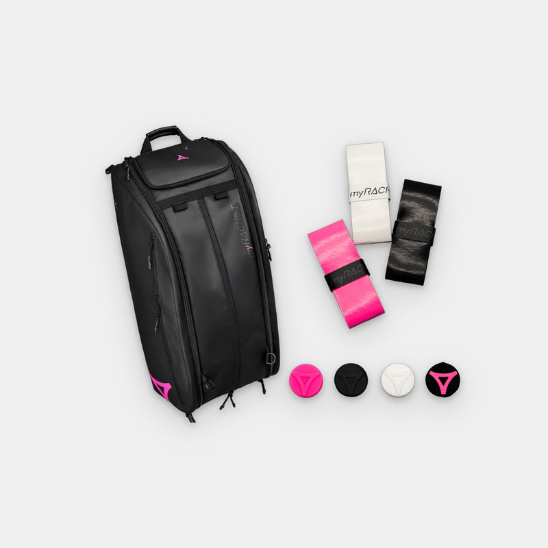 myRacket Zubehör – Tennistasche Ultra Bag, Griffbänder und Dämpfer