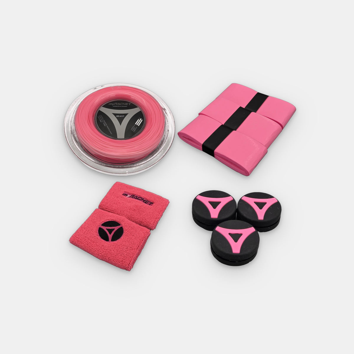 Bundle configurator – myRacket string, grip tape, wristband and dampener