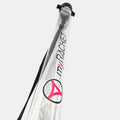 Ballsammelröhre von myRacket mit Logo – stehend mit Tragegurt