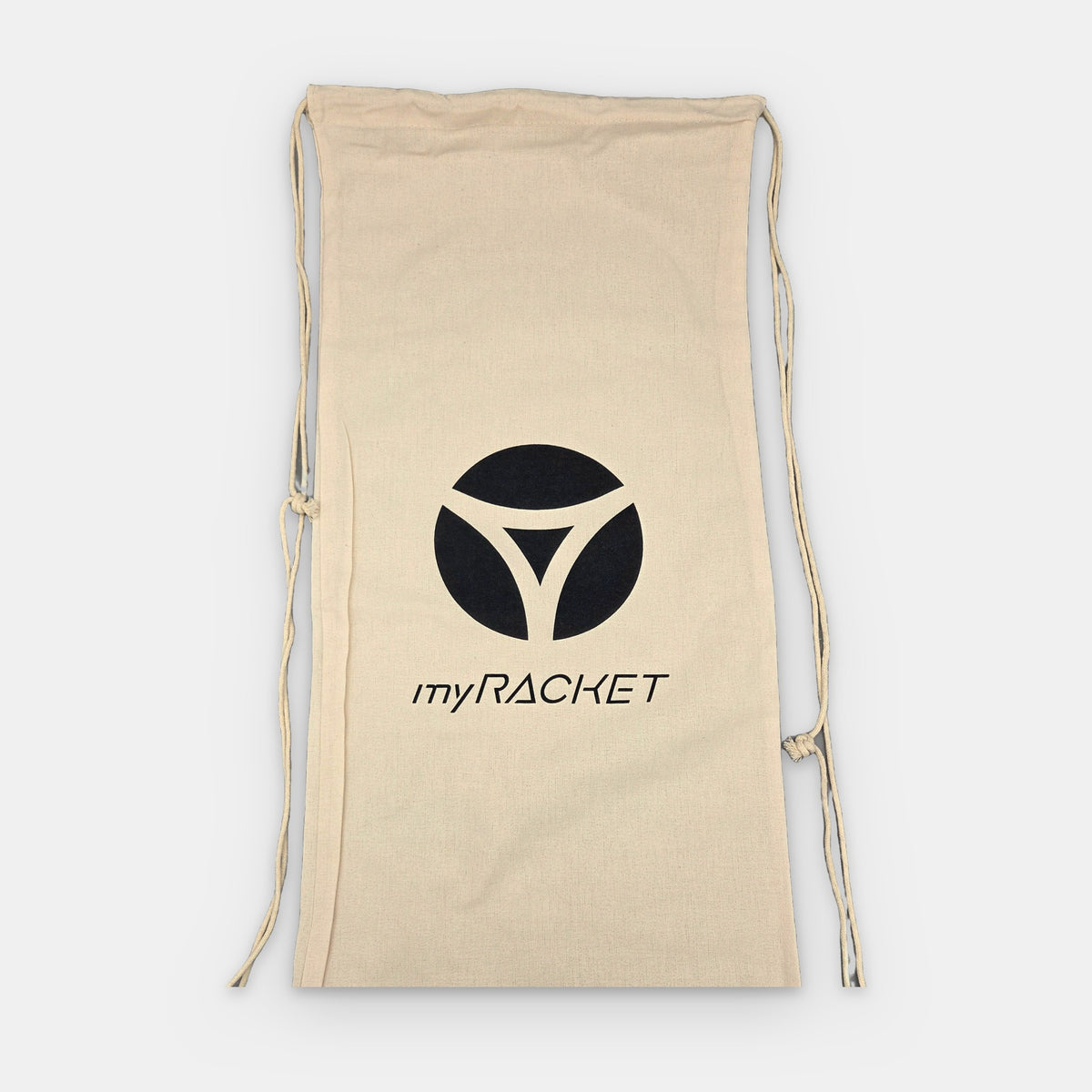 myRacket Tennisschläger Schutzhülle aus Baumwolle – Gesamtansicht