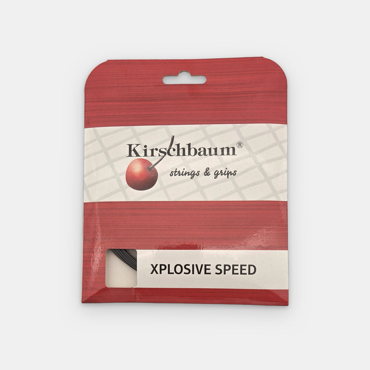 Cordaje de tenis Kirschbaum XPLOSIVE SPEED negro: set de 12 m