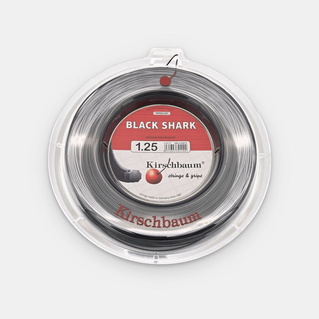 Black Kirschbaum BLACK SHARK tennis string – 200 m reel