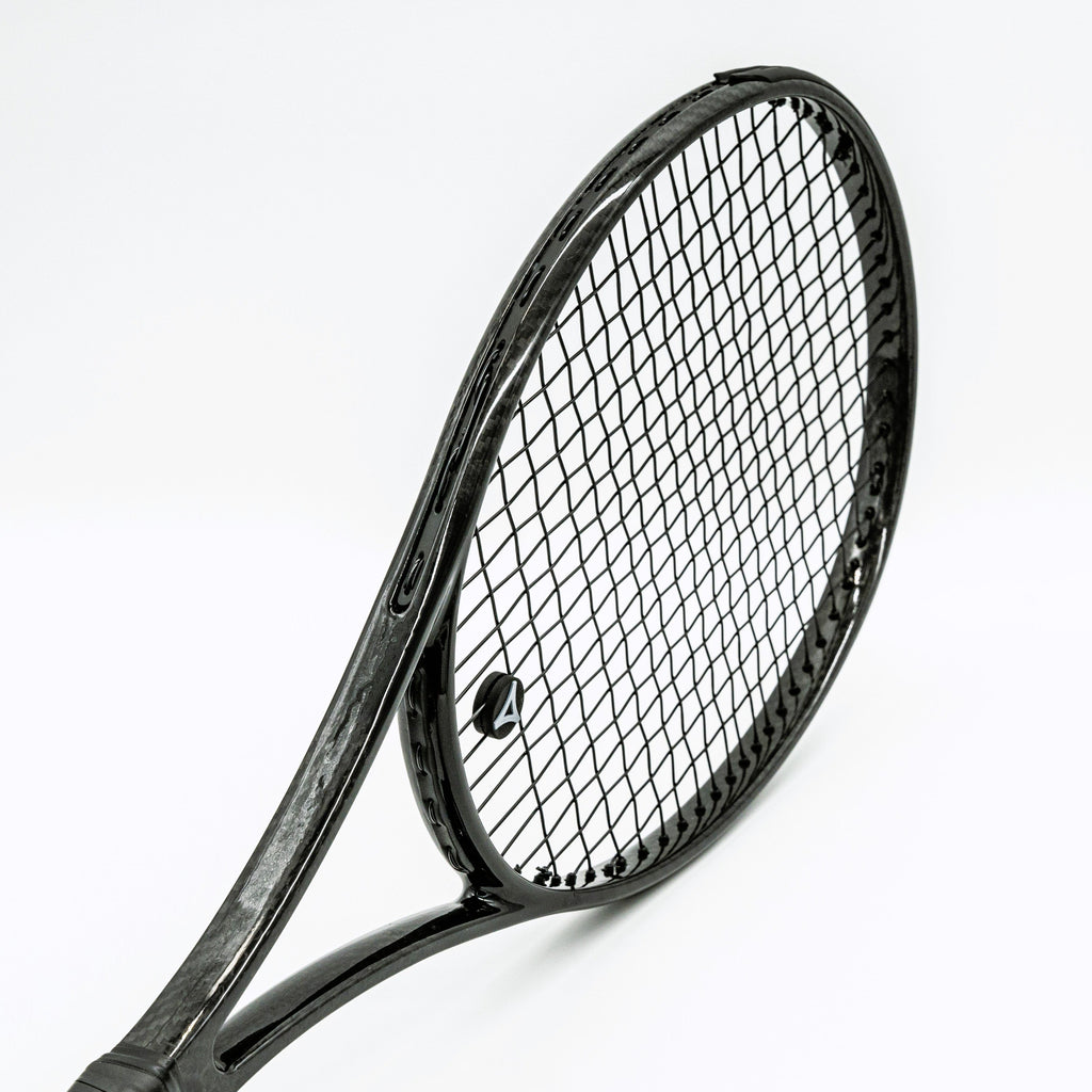 Tenisová raketa myRacket Pure – karbonová raketa, detail hlavy rakety