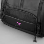 myRacket Ultra Bag: bolsillo delantero con compartimento de rejilla y logo rosa