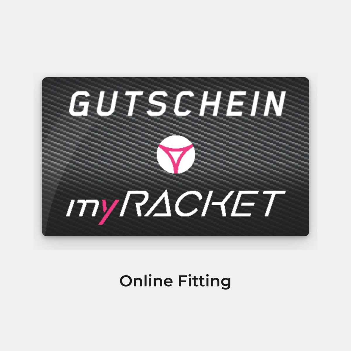 myRacket Gutschein – Online Fitting Schlägerauslegung von zu Hause