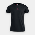 T-shirt en coton myRacket noir – vue de face