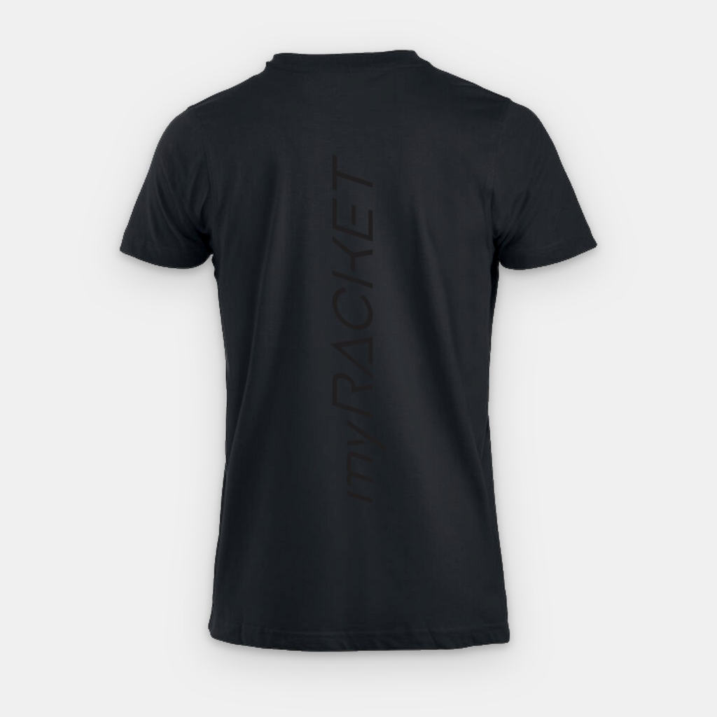 T-shirt en coton myRacket – vue de dos, coupe regular