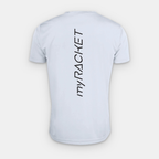 myRacket Sportshirt – Rückenansicht atmungsaktives Material