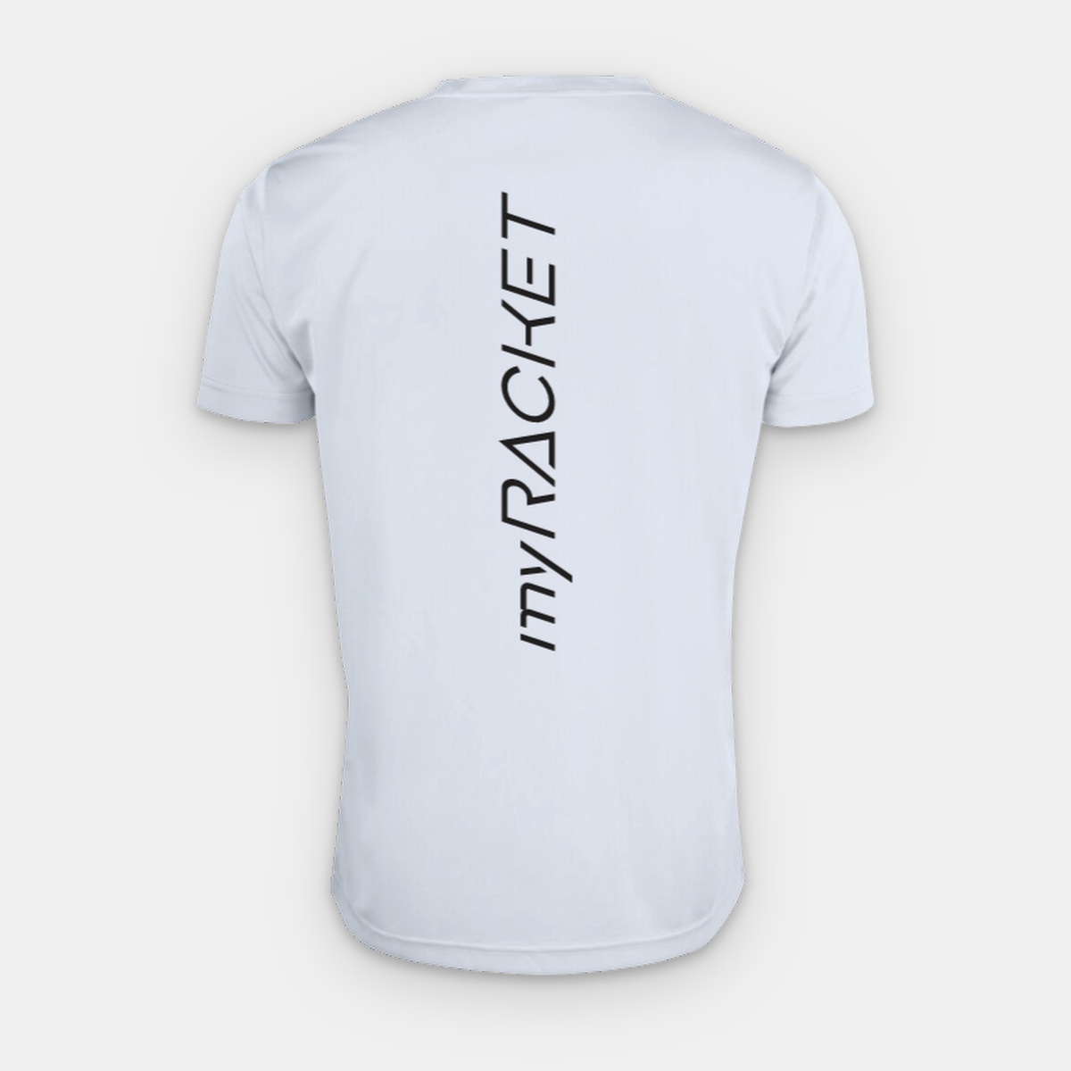 myRacket Sportshirt – Rückenansicht atmungsaktives Material