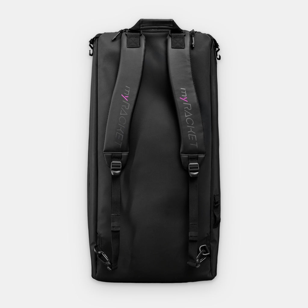 myRacket Ultra Bag: parte trasera con correas de mochila acolchadas