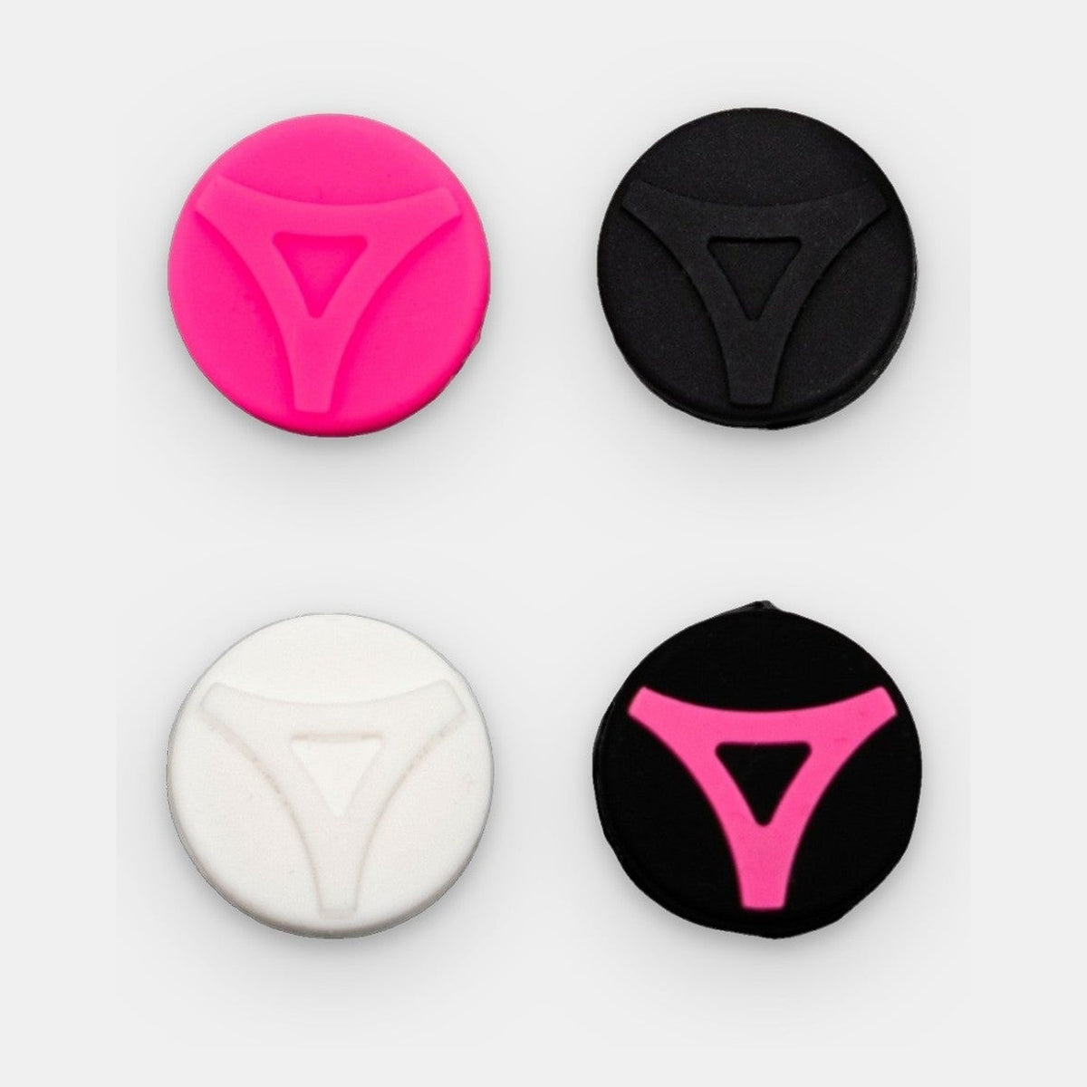 myRacket Dämpfer Damp It in Pink, Schwarz, Weiß und Schwarz-Pink