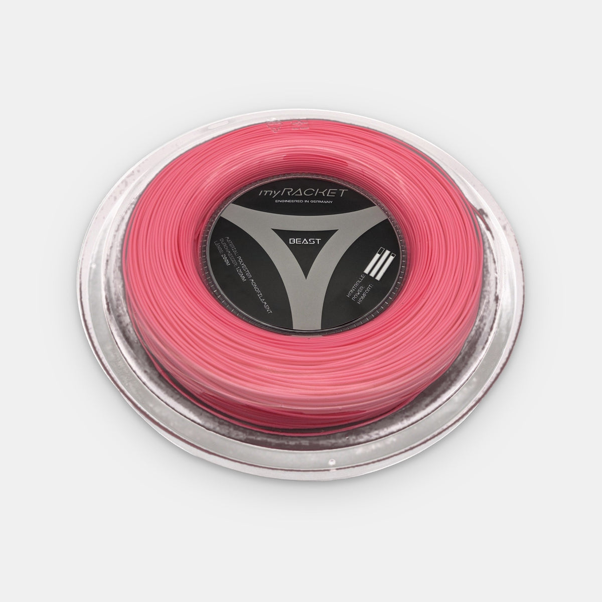 myRacket Tennissaite BEAST – Spule Pink