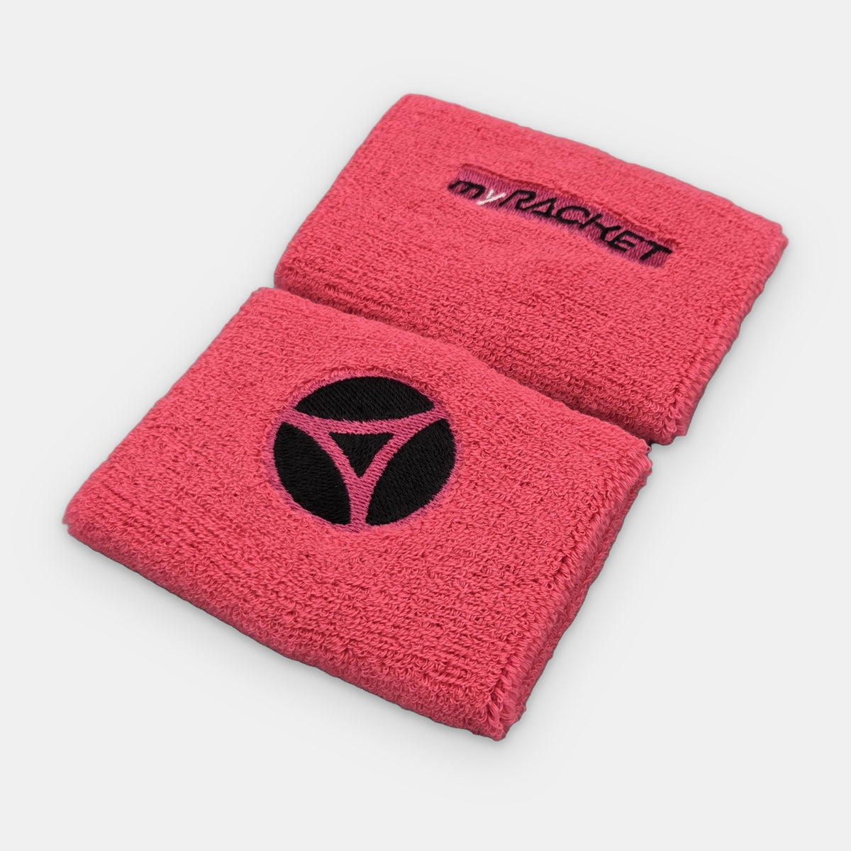 Potítko myRacket Sweat it – ružové s čiernym logom